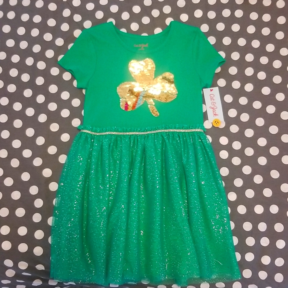 Green st patrick dress Brand New